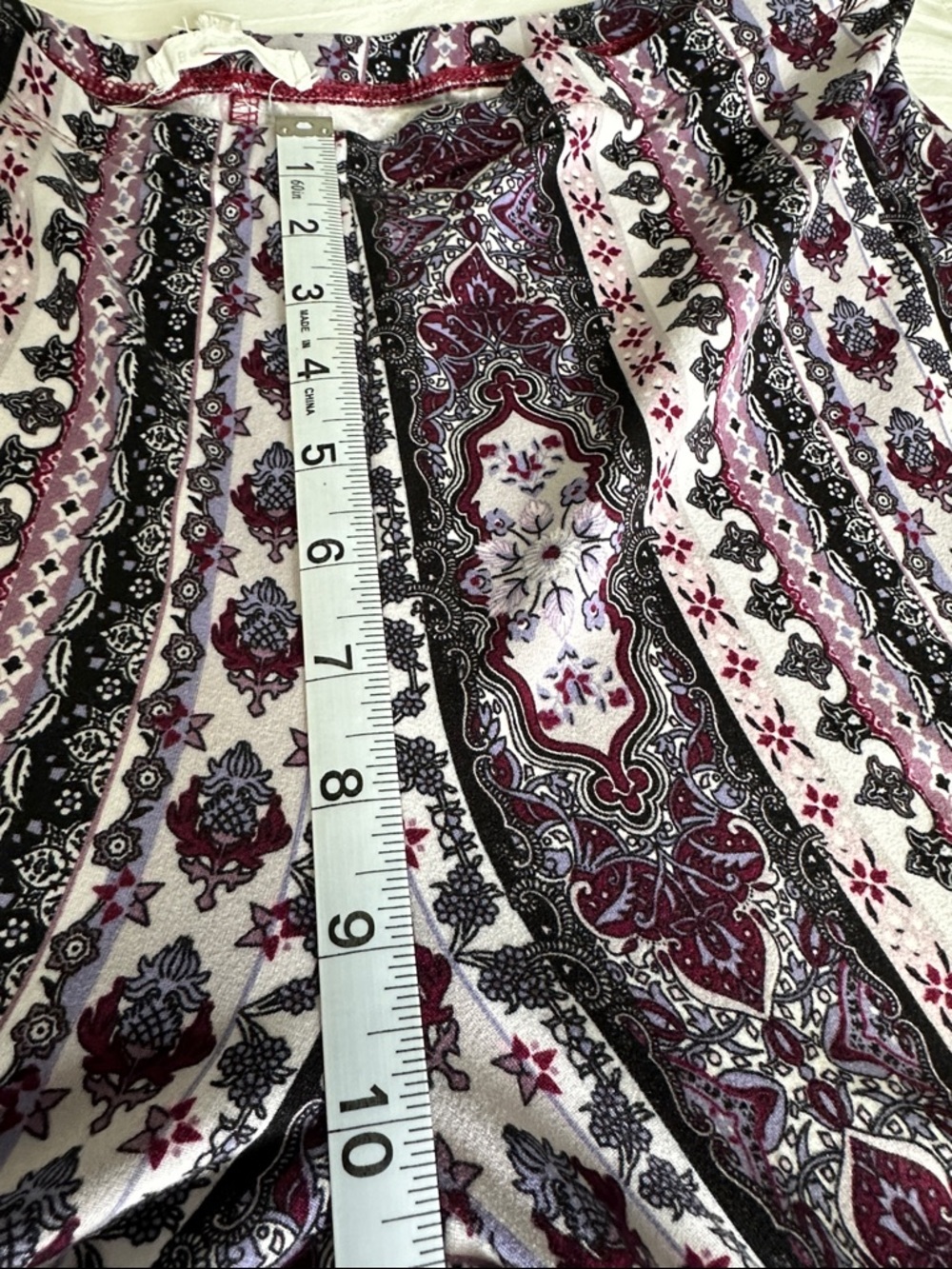 Bear Dance Purple Hippie Boho Flare Pants Size Large - Picture 6 of 11